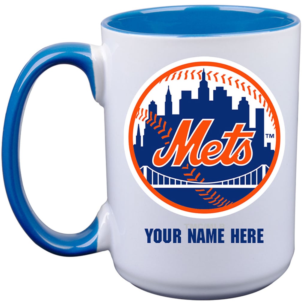New York Mets 15oz. Personalized Ceramic Mug