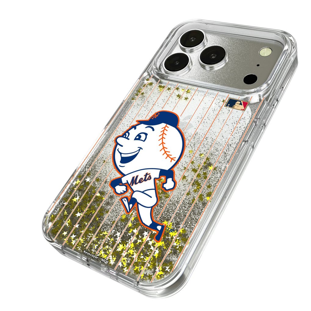 New York Mets 2014 Cooperstown Pinstripe iPhone Glitter Case