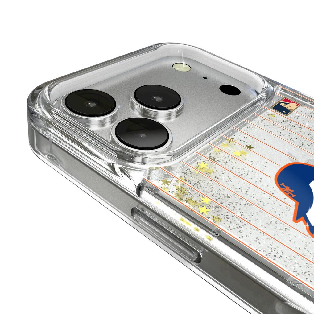 New York Mets 2014 Cooperstown Pinstripe iPhone Glitter Case