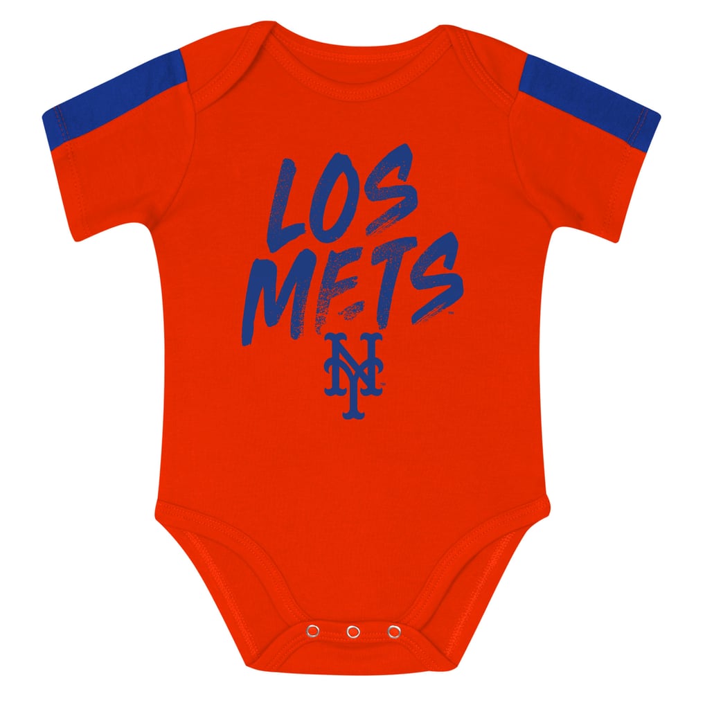 New York Mets Outerstuff Newborn Double Down Bodysuit and Pants 3-Piece Set