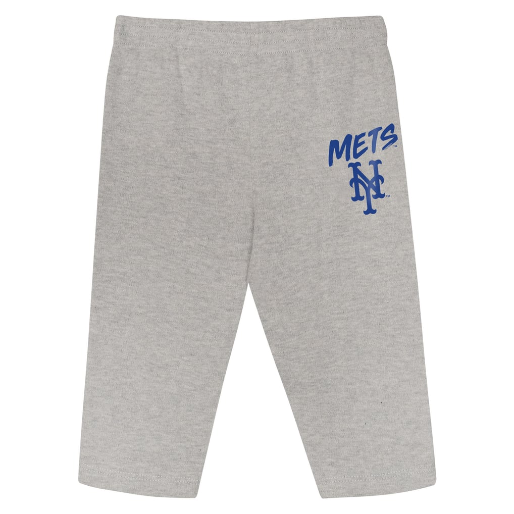 New York Mets Outerstuff Newborn Double Down Bodysuit and Pants 3-Piece Set