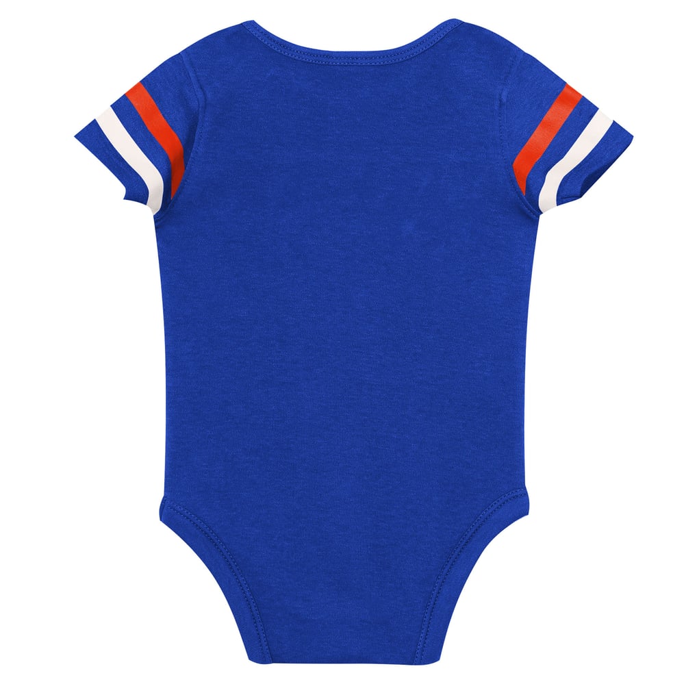 New York Mets Outerstuff Newborn Up One Three-Piece Bodysuit, Bib & Booties Set - Royal
