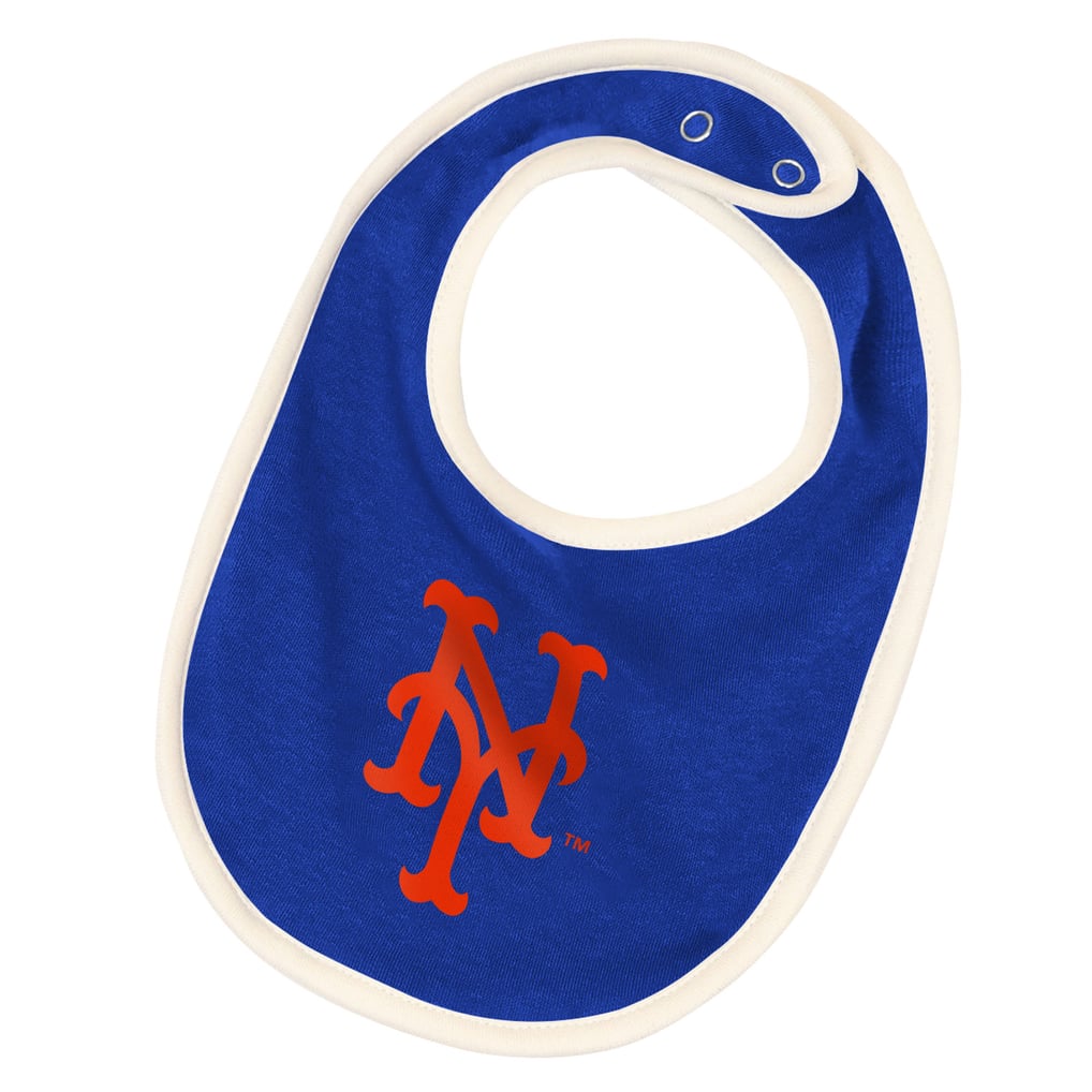 New York Mets Outerstuff Newborn Up One Three-Piece Bodysuit, Bib & Booties Set - Royal
