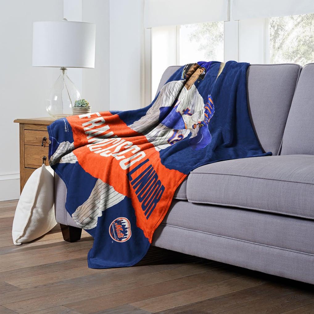 Francisco Lindor New York Mets The Northwest Group  50" x 60" Silk Touch Throw Blanket