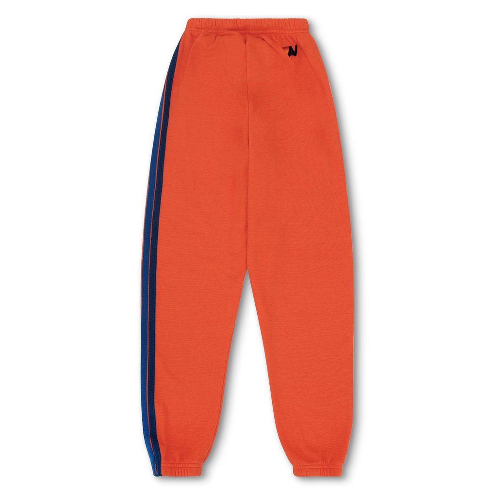  New York Mets Aviator Nation x MLB Unisex Five-Stripe Tri-Blend Sweatpants - Orange
