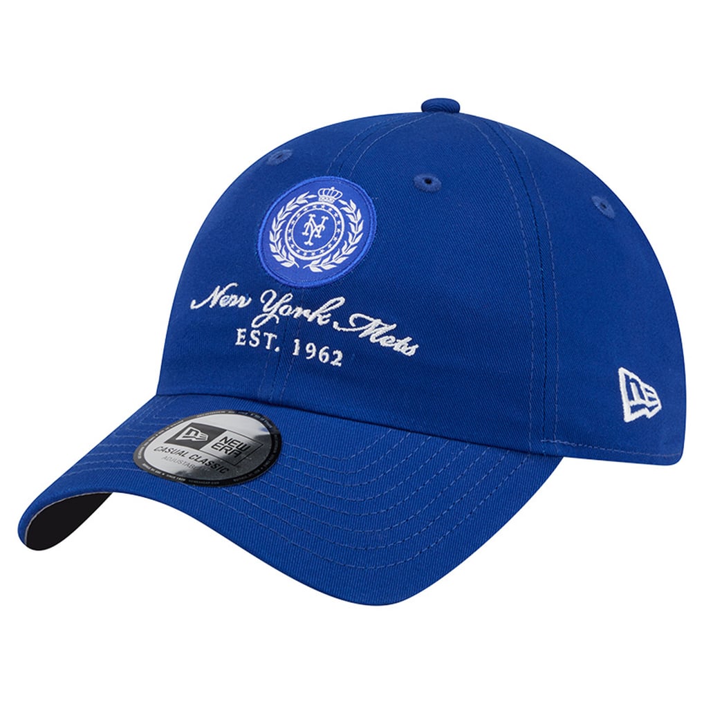 New York Mets New Era Women's Script Patch Casual Classic Adjustable Hat - Royal