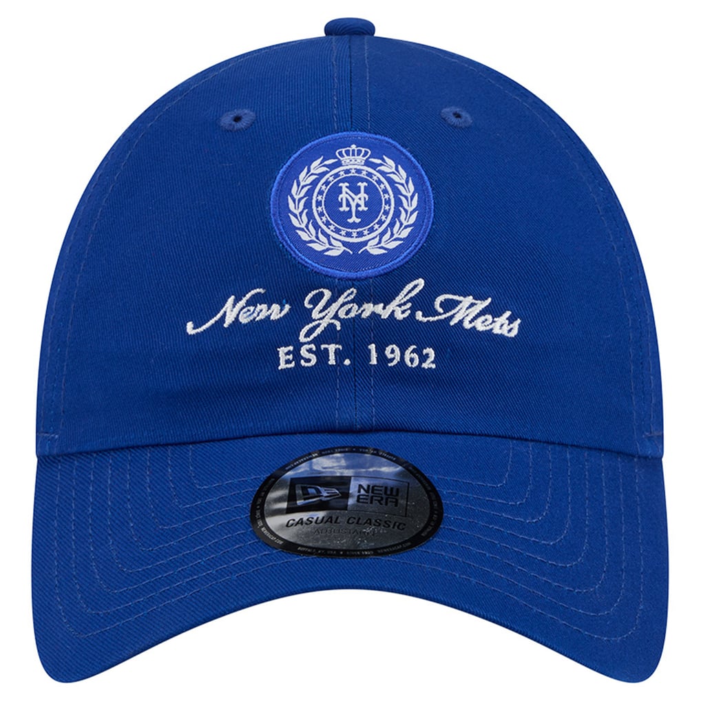 New York Mets New Era Women's Script Patch Casual Classic Adjustable Hat - Royal