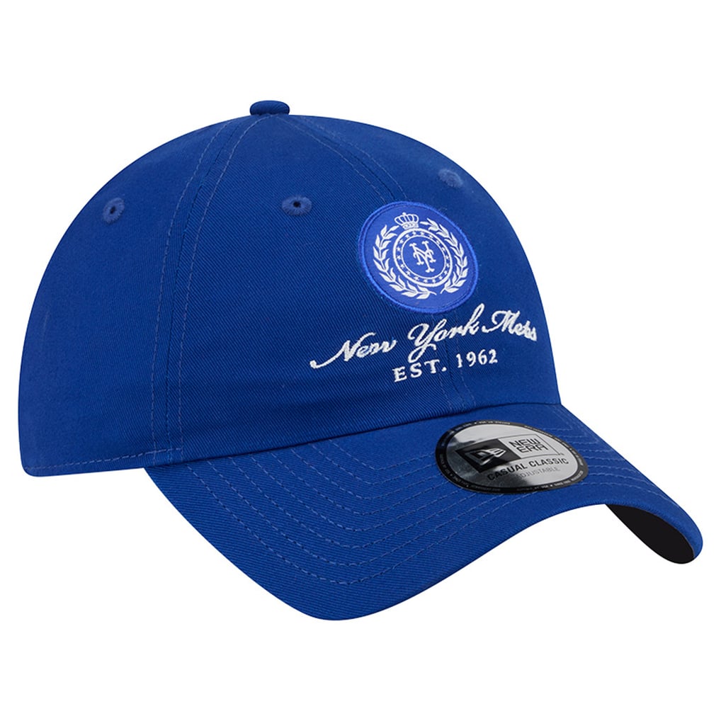 New York Mets New Era Women's Script Patch Casual Classic Adjustable Hat - Royal