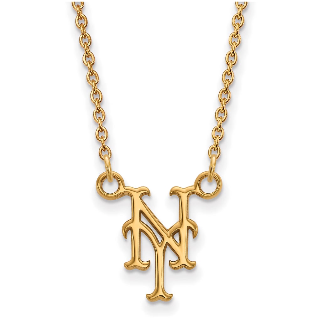 New York Mets Women's Gold-Plated Small Pendant