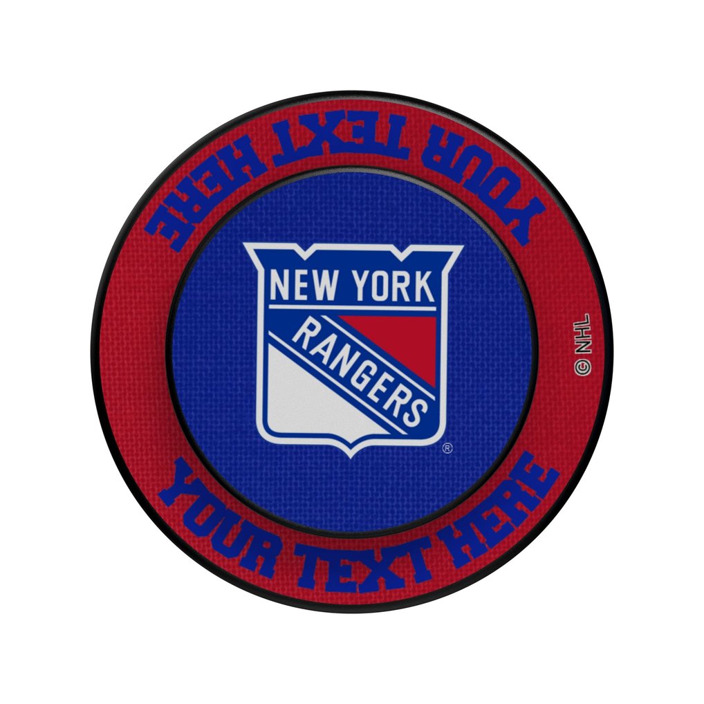 New York Rangers Keyscaper Personalized Endzone Solid PopSockets Magnetic Phone Grip & Stand