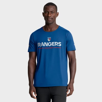 New York Rangers Fanatics Authentic Pro Rink Centennial Tech T-Shirt - Blue
