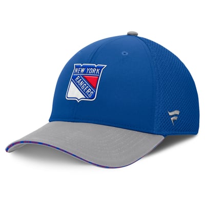 New York Rangers Fanatics Fundamentals Span Flex Hat - Blue