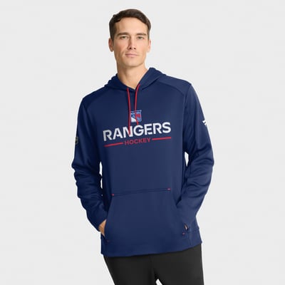 New York Rangers Fanatics Authentic Pro Rink Hoodie - Navy