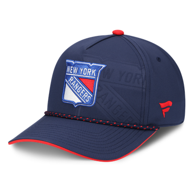  New York Rangers Fanatics On Stage Podium A-Frame Adjustable Hat - Navy