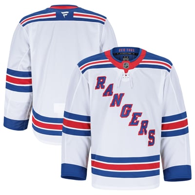 New York Rangers Fanatics Away Authentic Pro Jersey - White