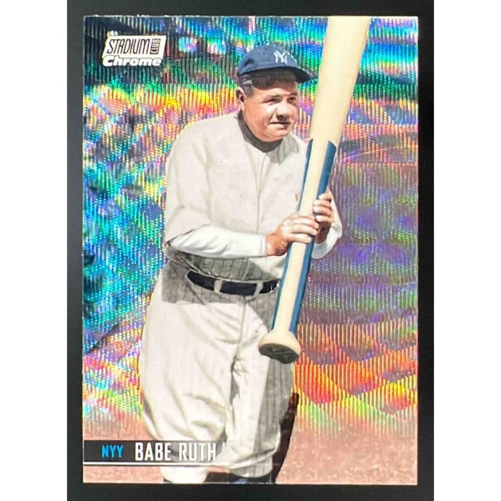 2021 Topps Stadium Club Chrome Wave Refractor #32 Babe Ruth