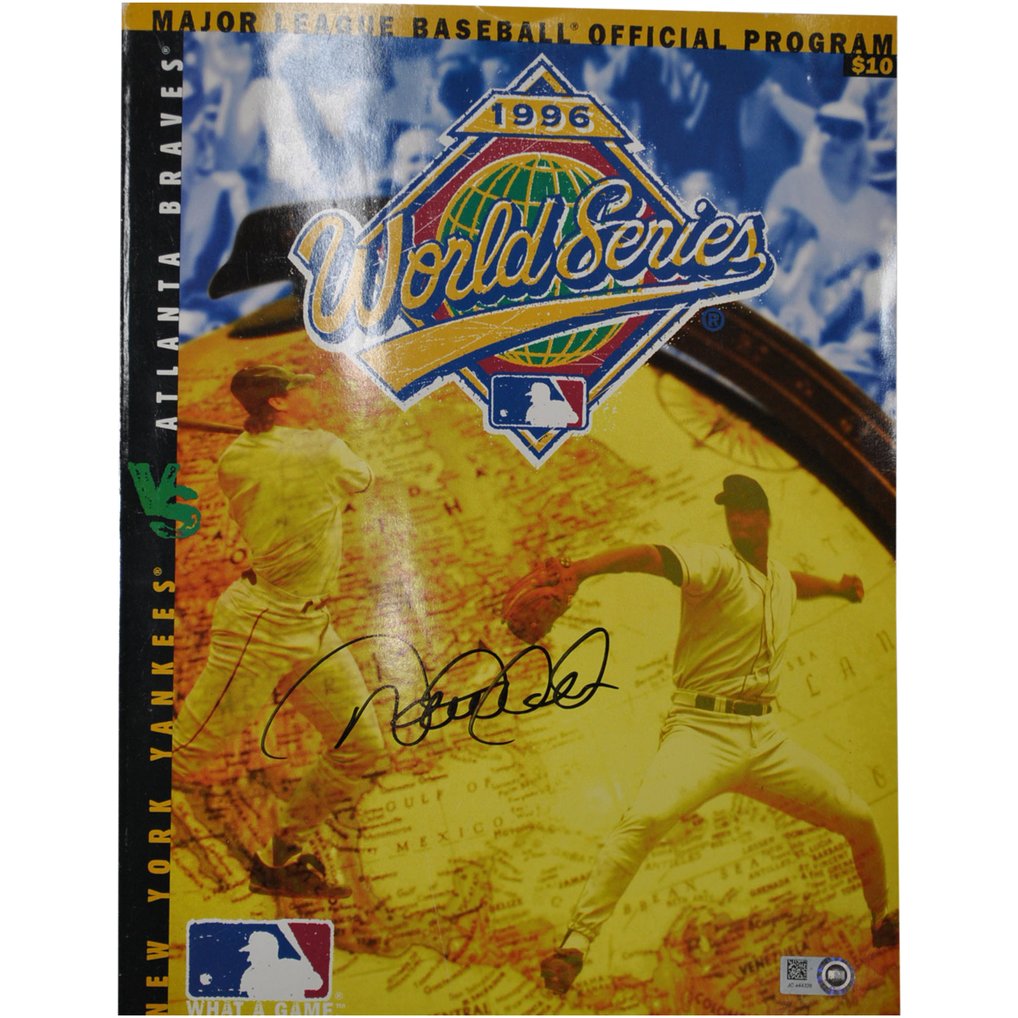 Derek Jeter New York Yankees Autographed 1998 World Series Program