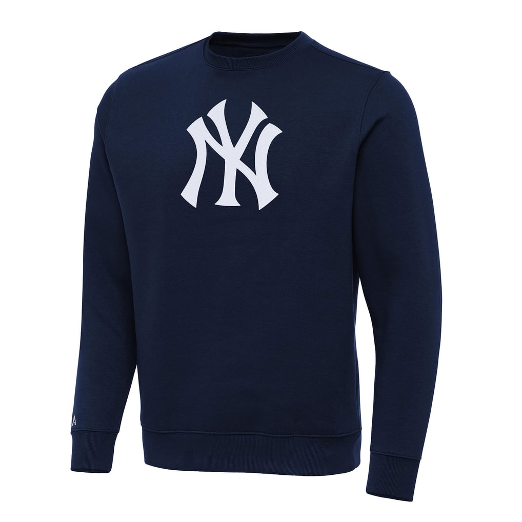 New York Yankees Antigua Big & Tall Victory Pullover Sweatshirt - Navy