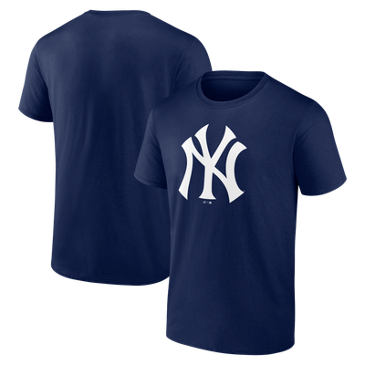 New York Yankees Logo Athletic Official Logo T-Shirt - Navy