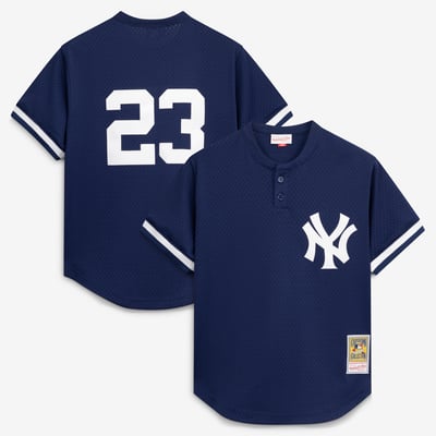 Don Mattingly New York Yankees Mitchell & Ness Authentic Batting Practice Jersey - Navy