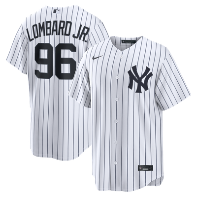 George Lombard Jr. New York Yankees Nike Home Replica Jersey - White