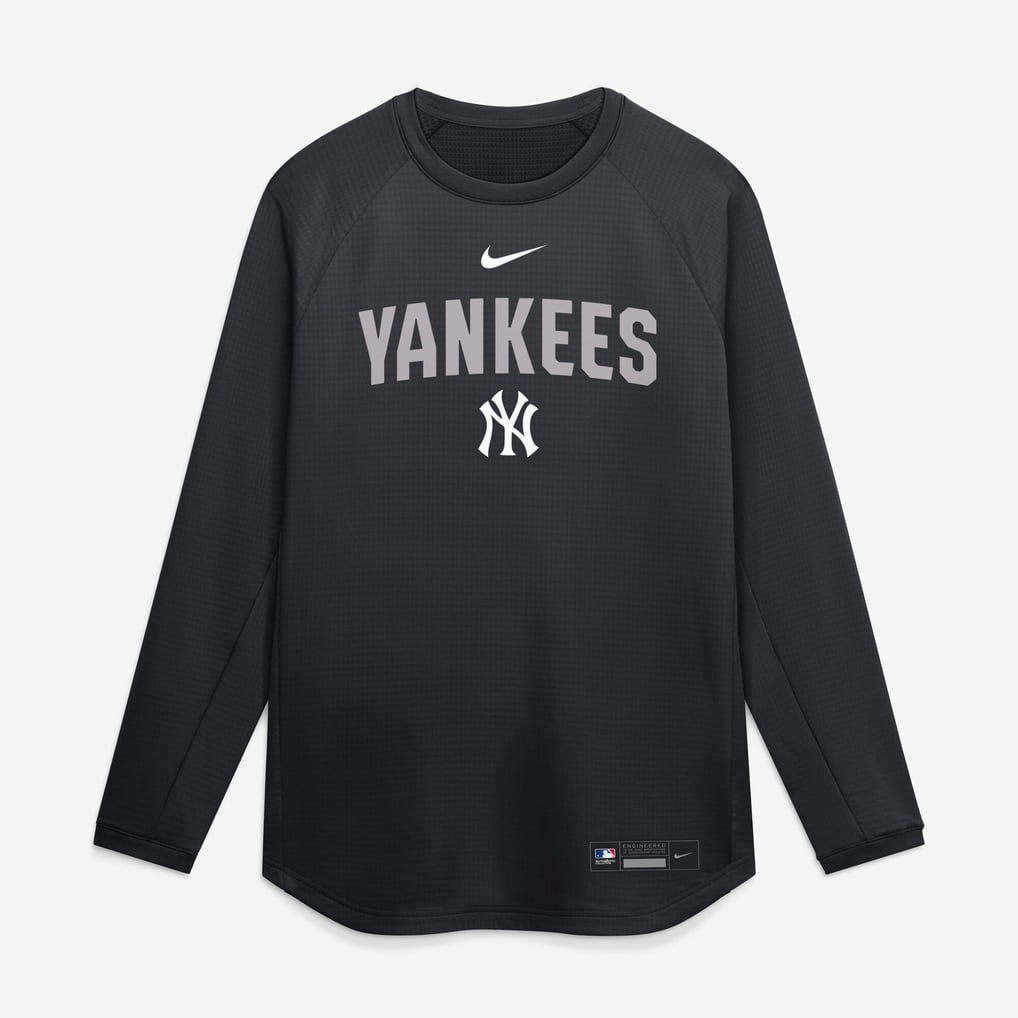 New York Yankees Nike Authentic Collection Raglan Dri-FIT Sweatshirt - Navy