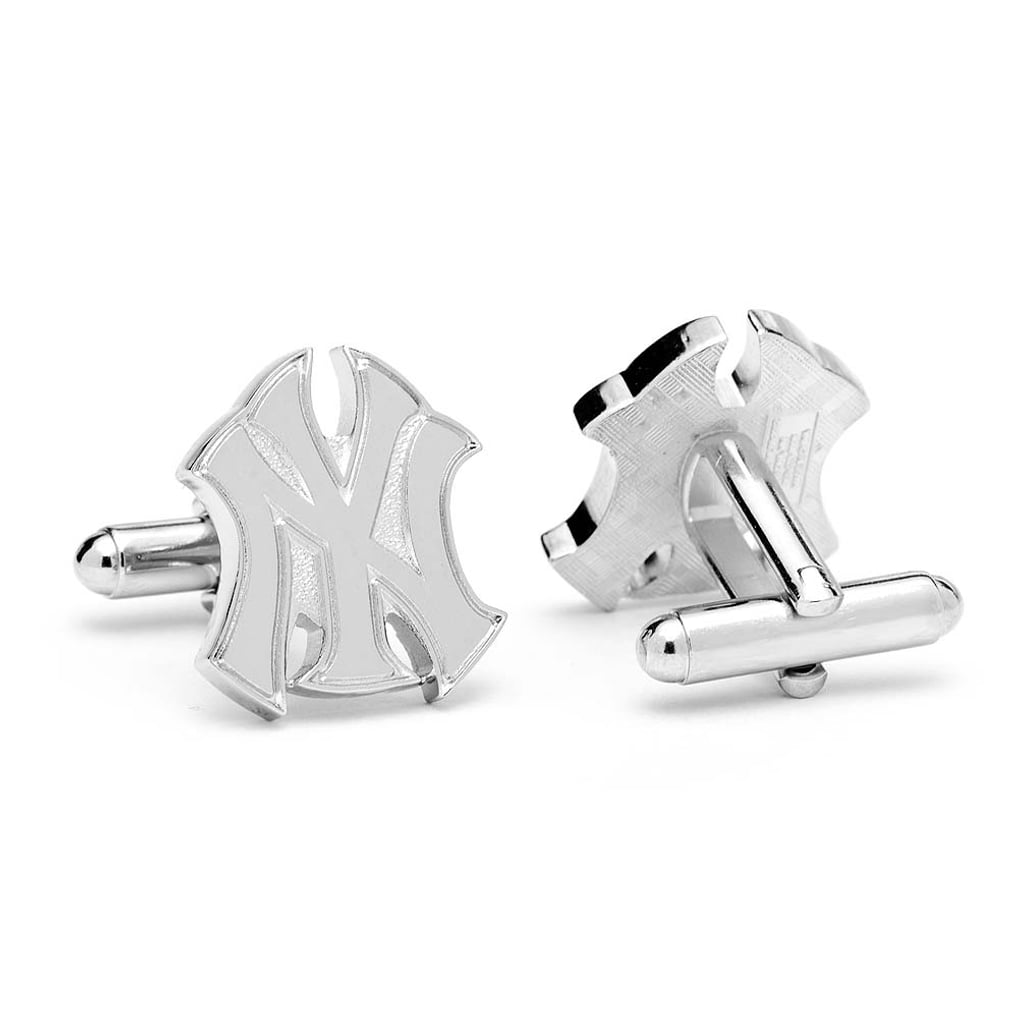 New York Yankees Logo Cufflinks - Silver