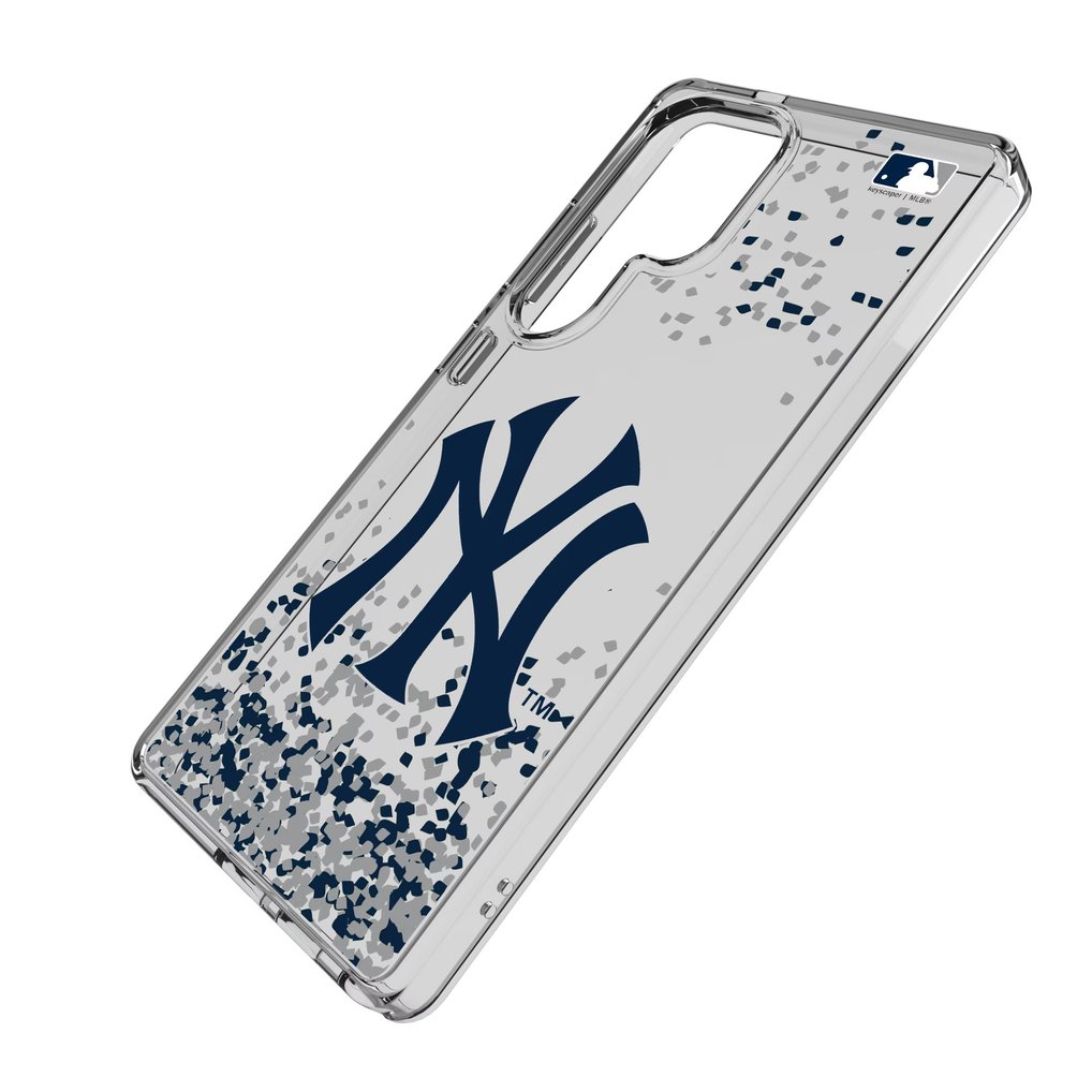 New York Yankees Galaxy S8 Confetti Design Clear Case