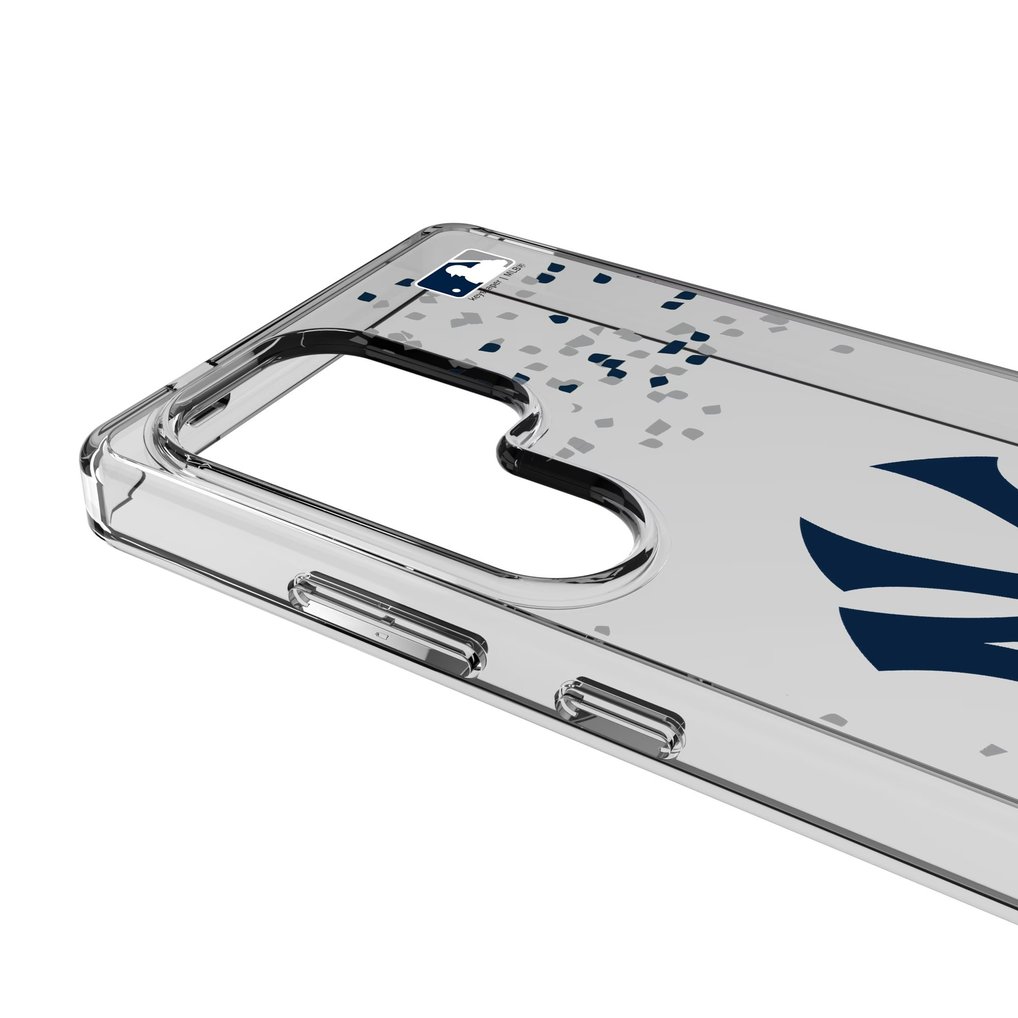 New York Yankees Galaxy S8 Confetti Design Clear Case