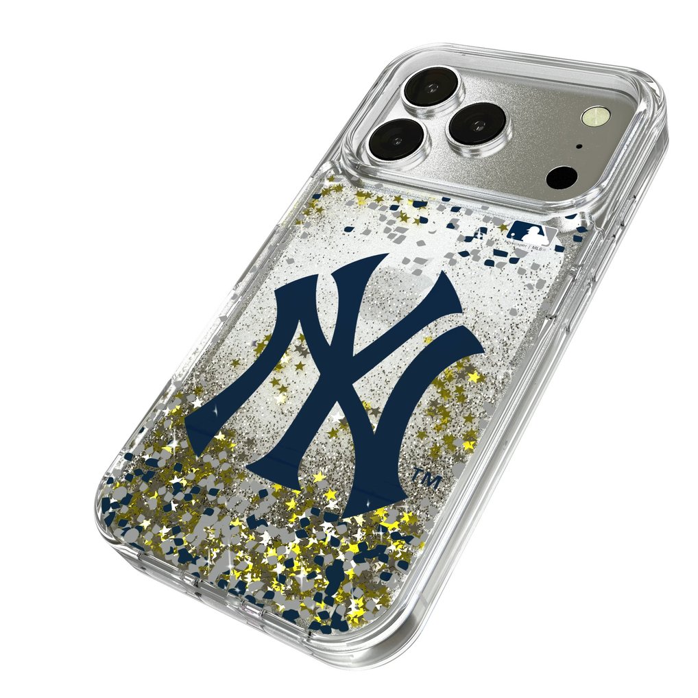 New York Yankees Glitter Confetti iPhone Case