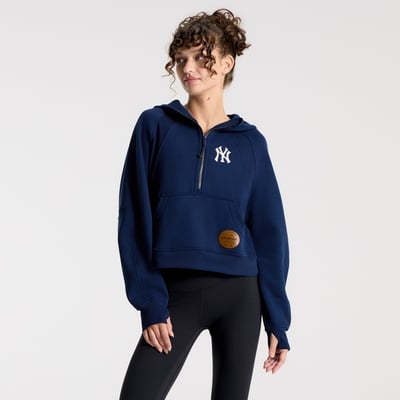 New York Yankees lululemon Women's Scuba Oversized Half-Zip Hoodie - Midnight Shadow