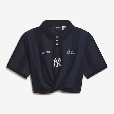 New York Yankees Off Season x MLB Women's Rugby T-Shirt - Navy