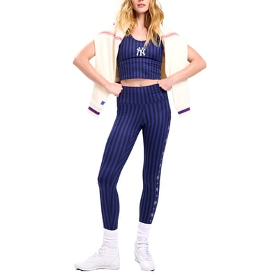 New York Yankees Terez Women's TLC Printed Leggings - Navy
