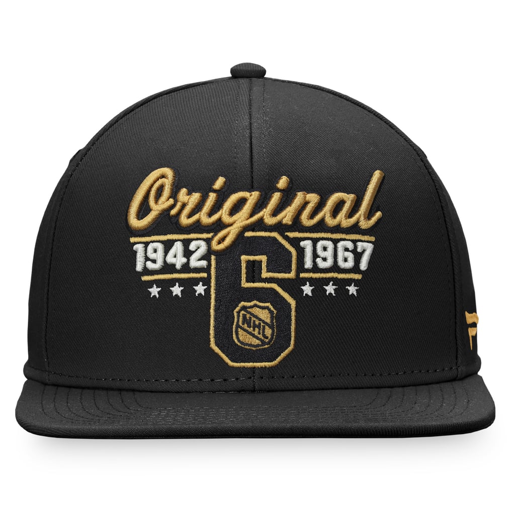 NHL Fanatics Original Six Snapback Hat - Black