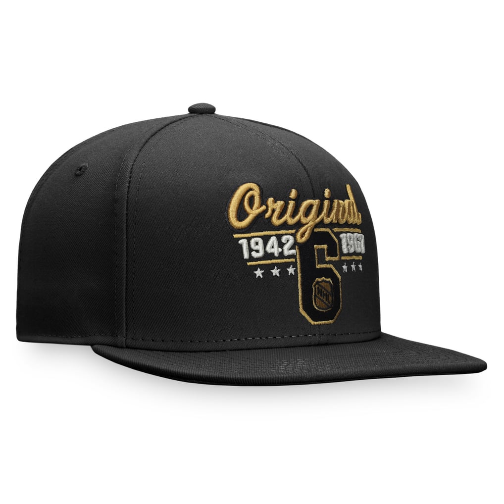 NHL Fanatics Original Six Snapback Hat - Black