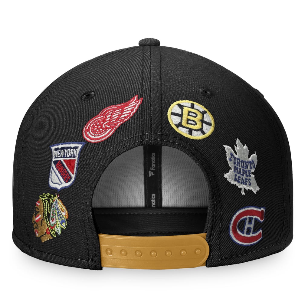 NHL Fanatics Original Six Snapback Hat - Black