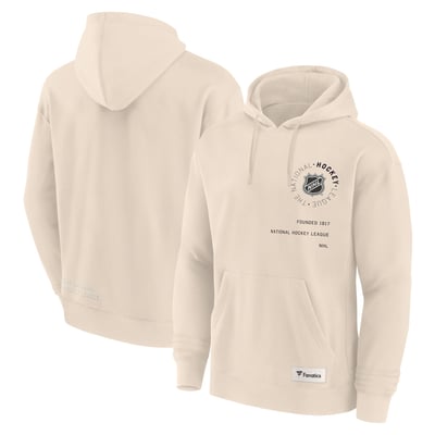 NHL-Logo Fanatics Future Ground Info Pullover Hoodie - Cream