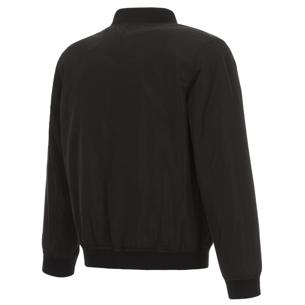 NHRA JH Design Full-Zip Nylon Bomber Jacket - Black