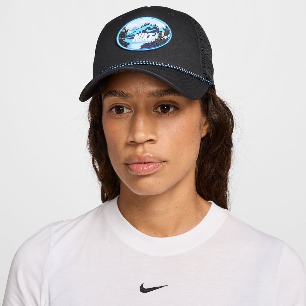 Nike Unisex Rise Trucker Adjustable Hat - Black