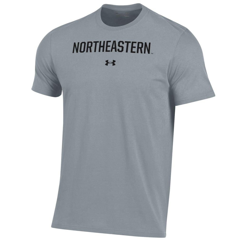 Northeastern Huskies Under Armour Primary Performance T-Shirt - Gray
