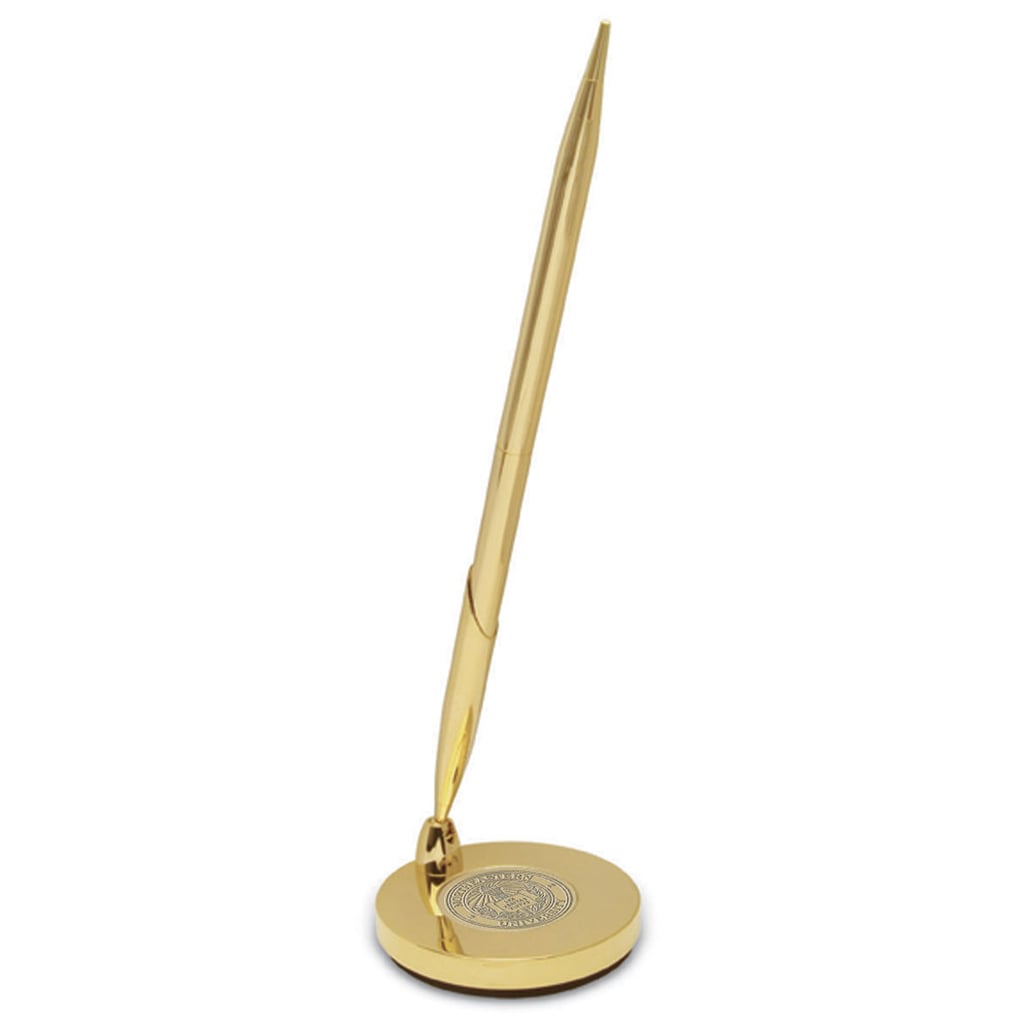 Northeastern Huskies Gold Desk Pen Set