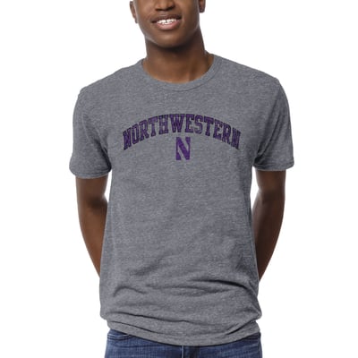 Northwestern Wildcats League Collegiate Wear 1965 Victory Falls T-Shirt - Heather Gray