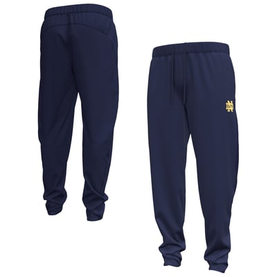 Notre Dame Fighting Irish Under Armour 2026 Sideline Unstoppable Fleece Pants - Navy