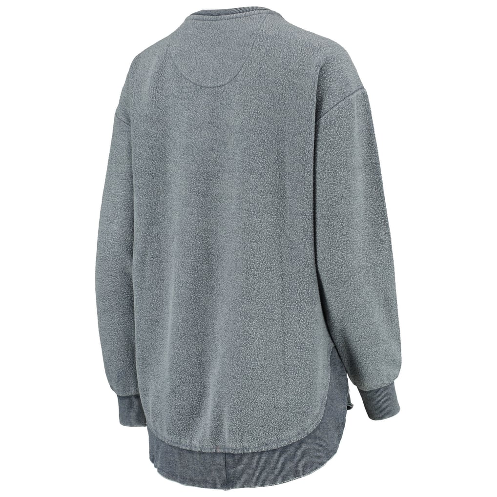 Notre Dame Fighting Irish Pressbox Women's Ponchoville Pullover Sweatshirt - Navy