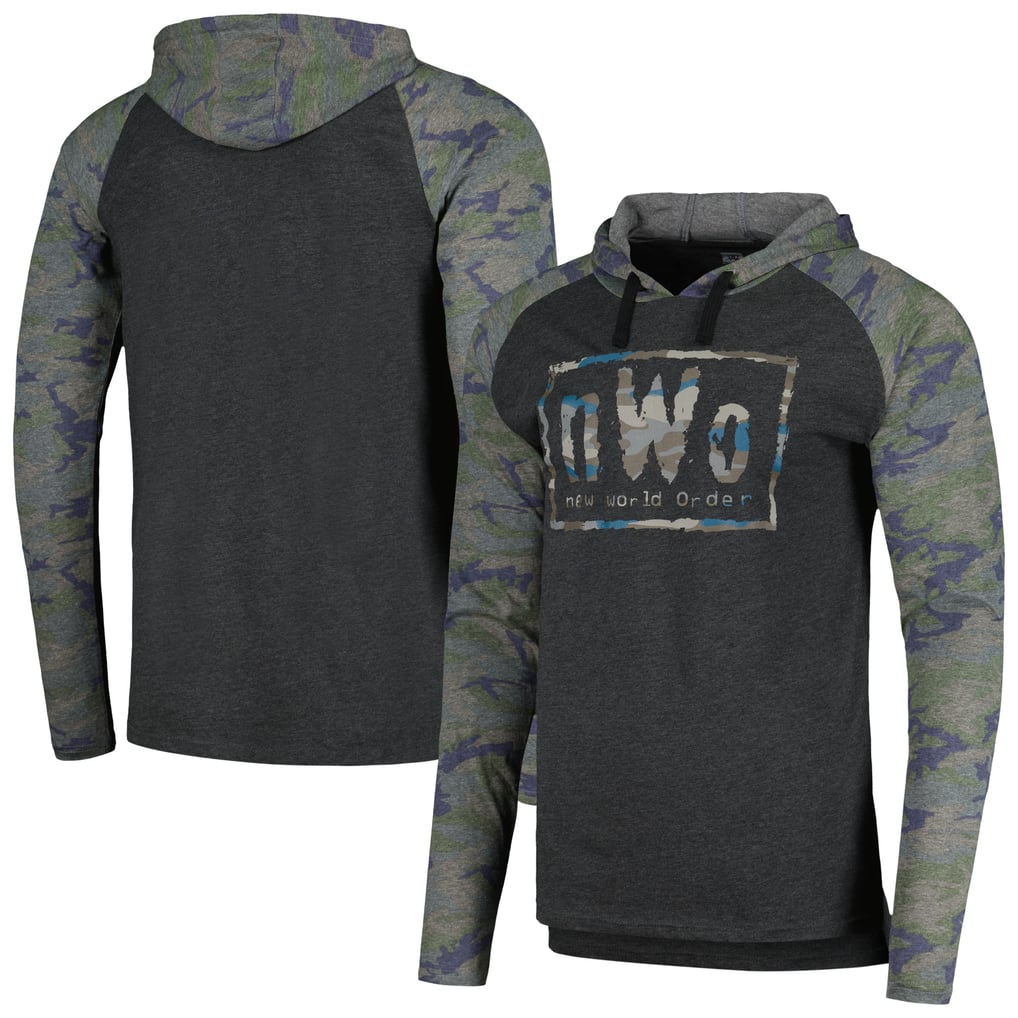 nWo Raglan Pullover Hoodie - Charcoal