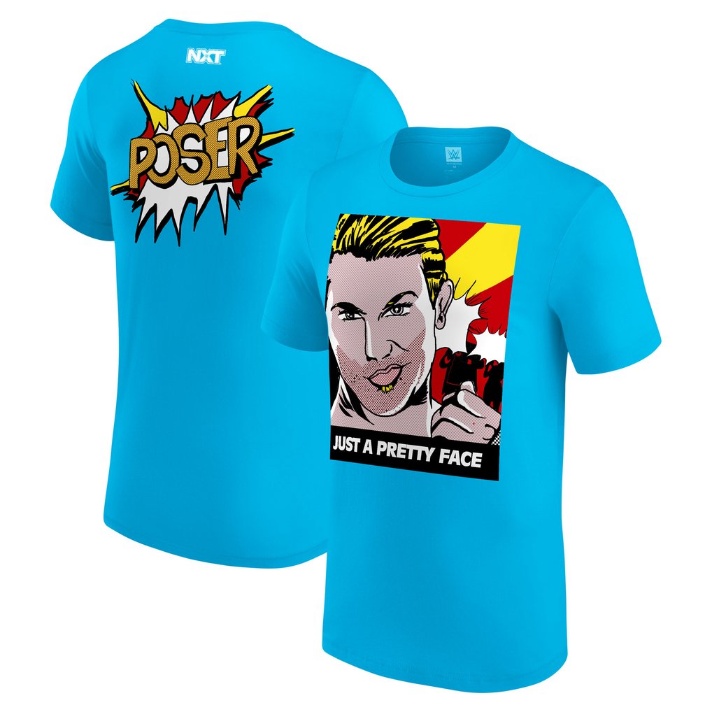 Tyler Breeze  NXT Debut Authentic T-Shirt - Blue