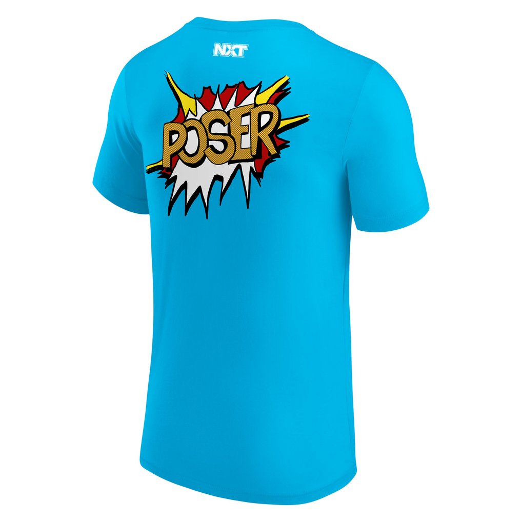 Tyler Breeze  NXT Debut Authentic T-Shirt - Blue
