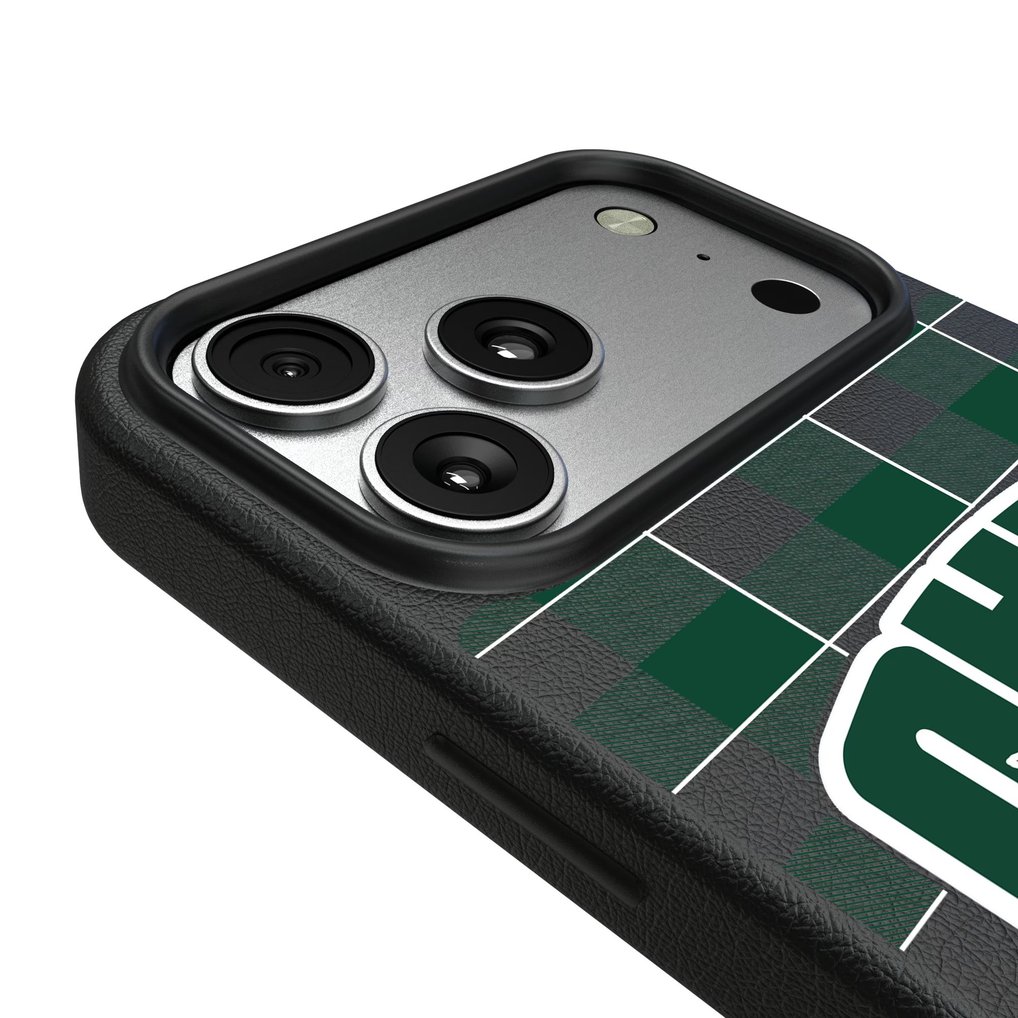 Ohio Bobcats Keyscaper Plaid Magnetic Bump iPhone Case