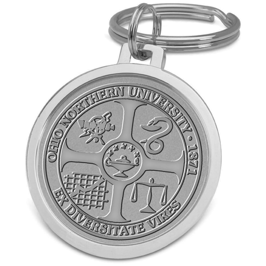 Ohio Northern Polar Bears Split-Wire Key Ring - Silver