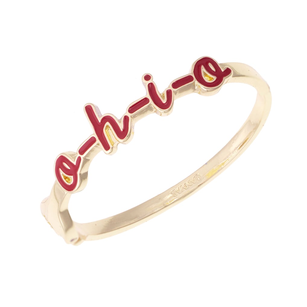 Ohio State Buckeyes CANVAS Style Cursive Hinge Bangle